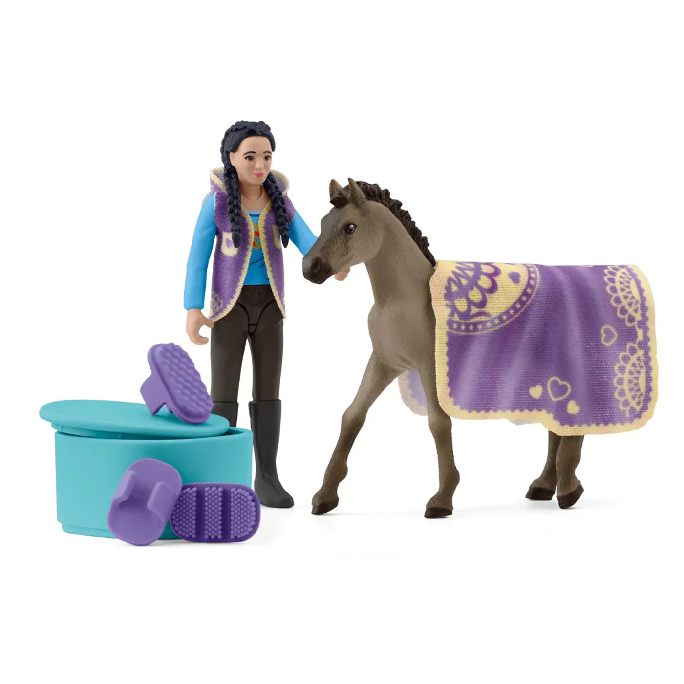 Schleich Pocket Set Beauty Set W/ Kim - Image 2
