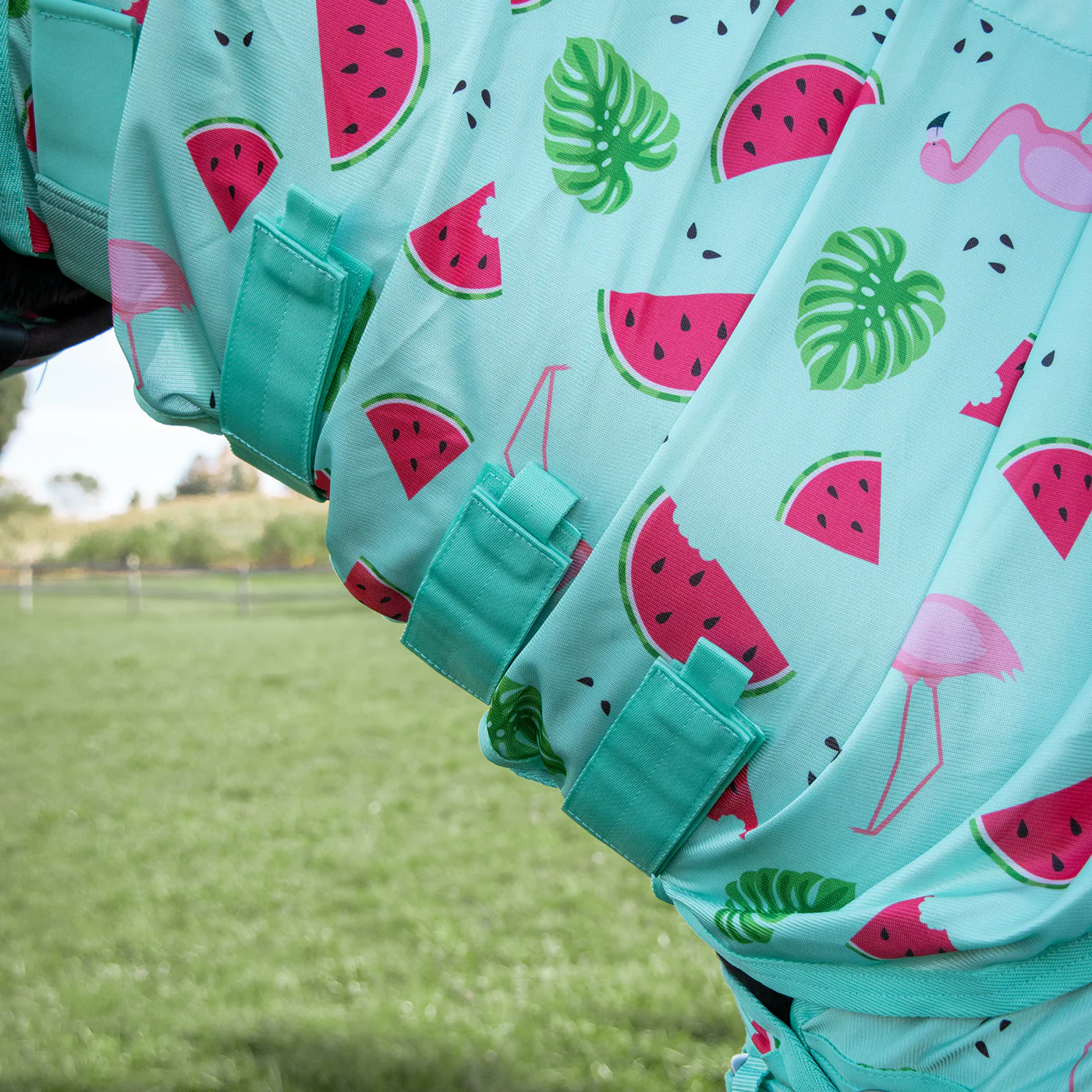 Shedrow Flamingo Breeze Extend-A-Neck Fly Sheet - Image 5