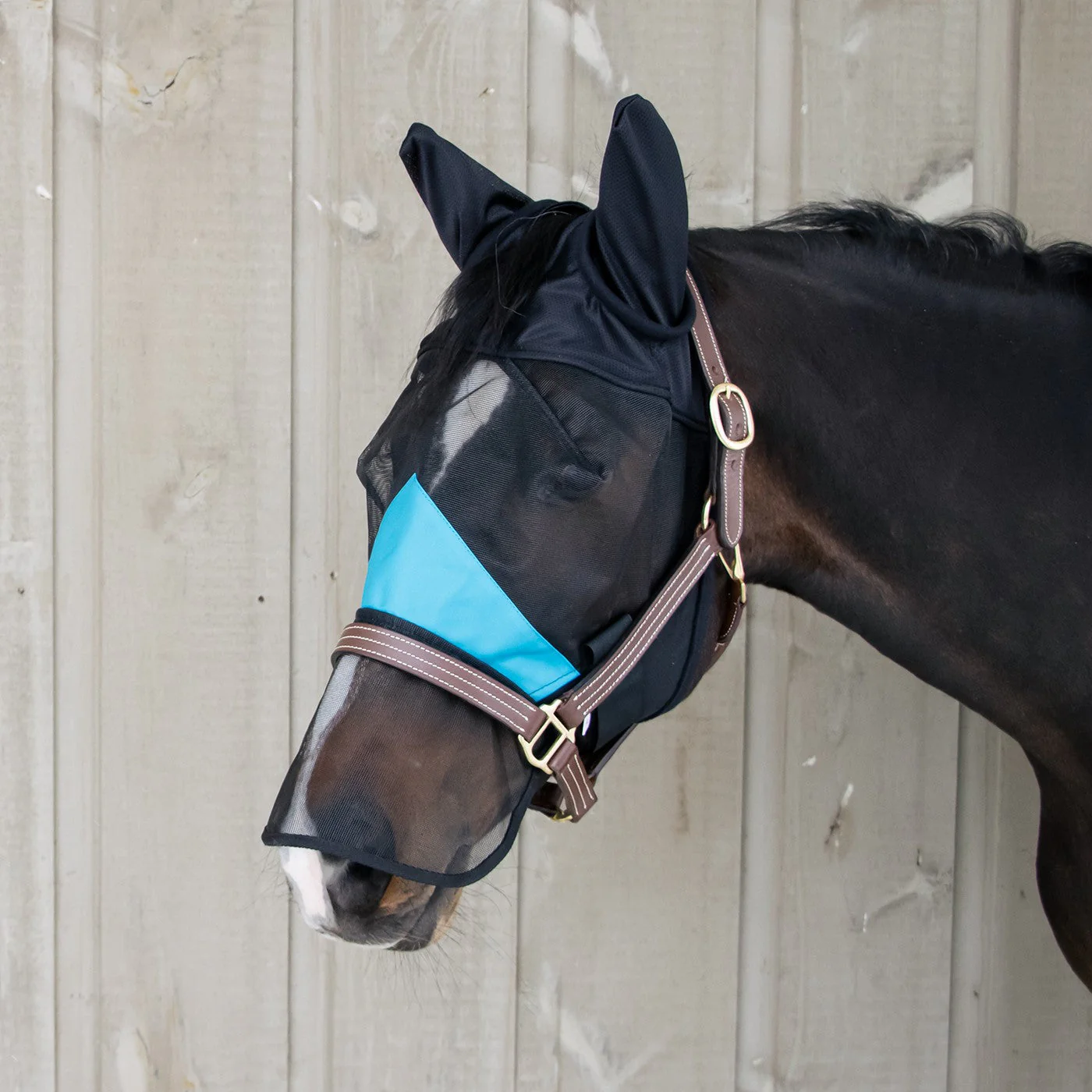 Shedrow Fly Mask W/ Ears & Nose Cover - Image 6