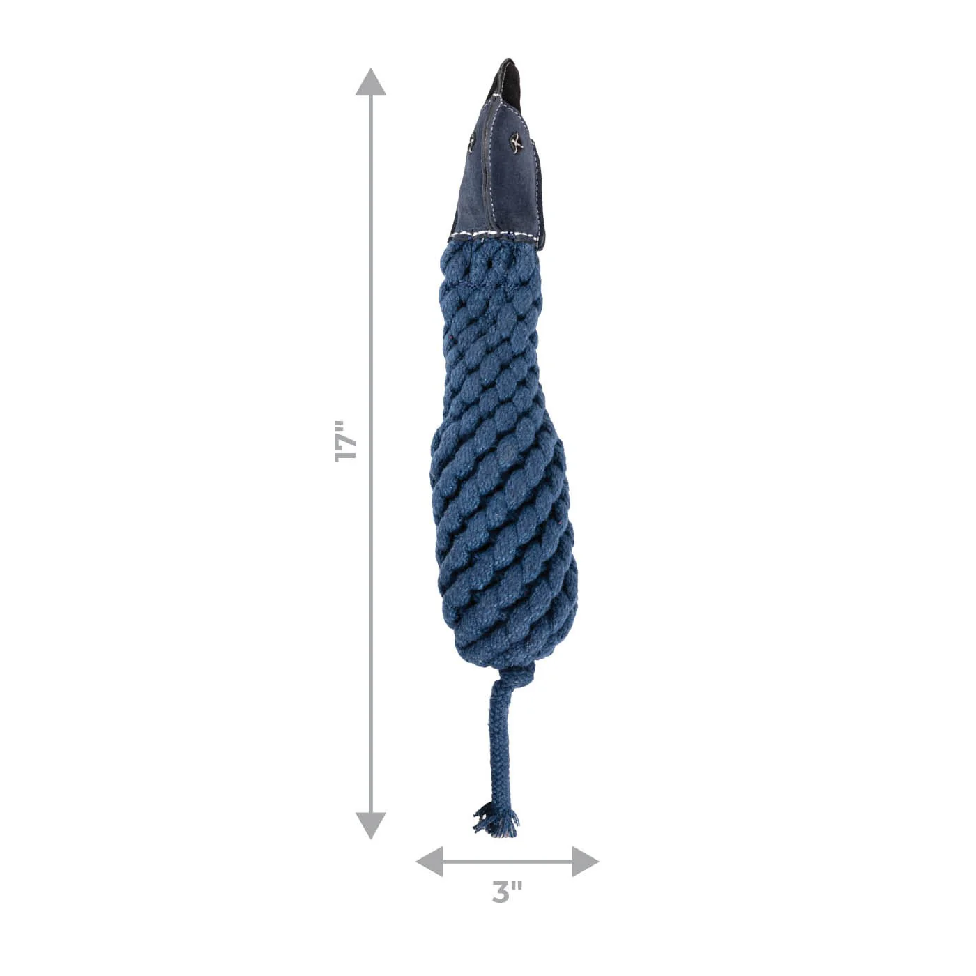 Shedrow K9 Blue Jay Rope & Water Bottle Dog Toy - Image 3