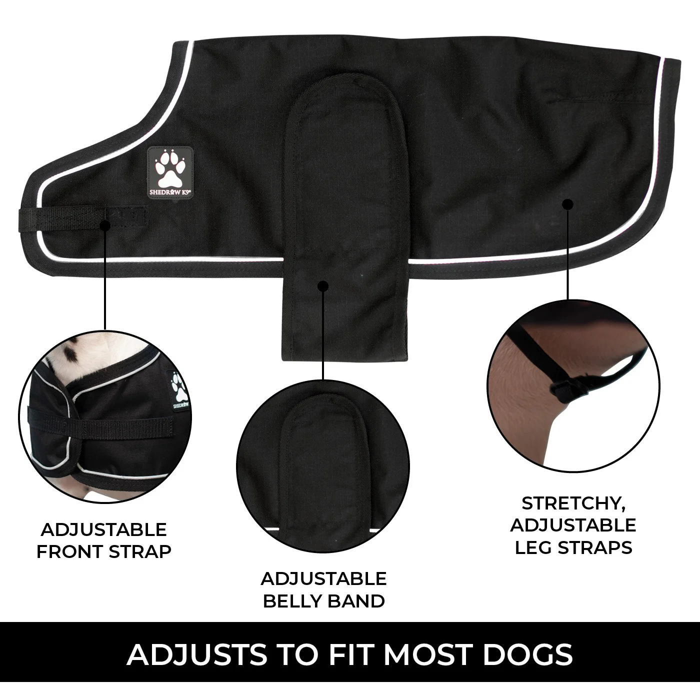 Shedrow K9 Harbour Rain Coat - Image 2