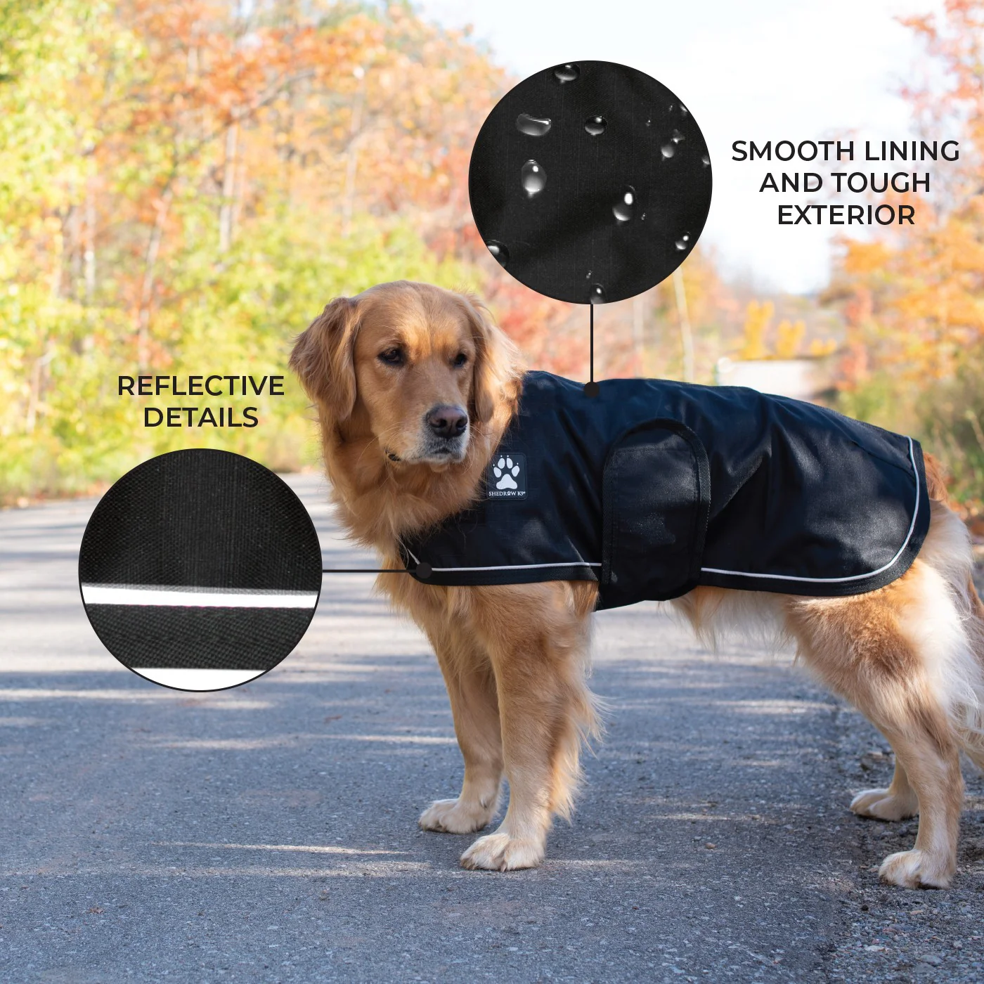 Shedrow K9 Harbour Rain Coat - Image 6