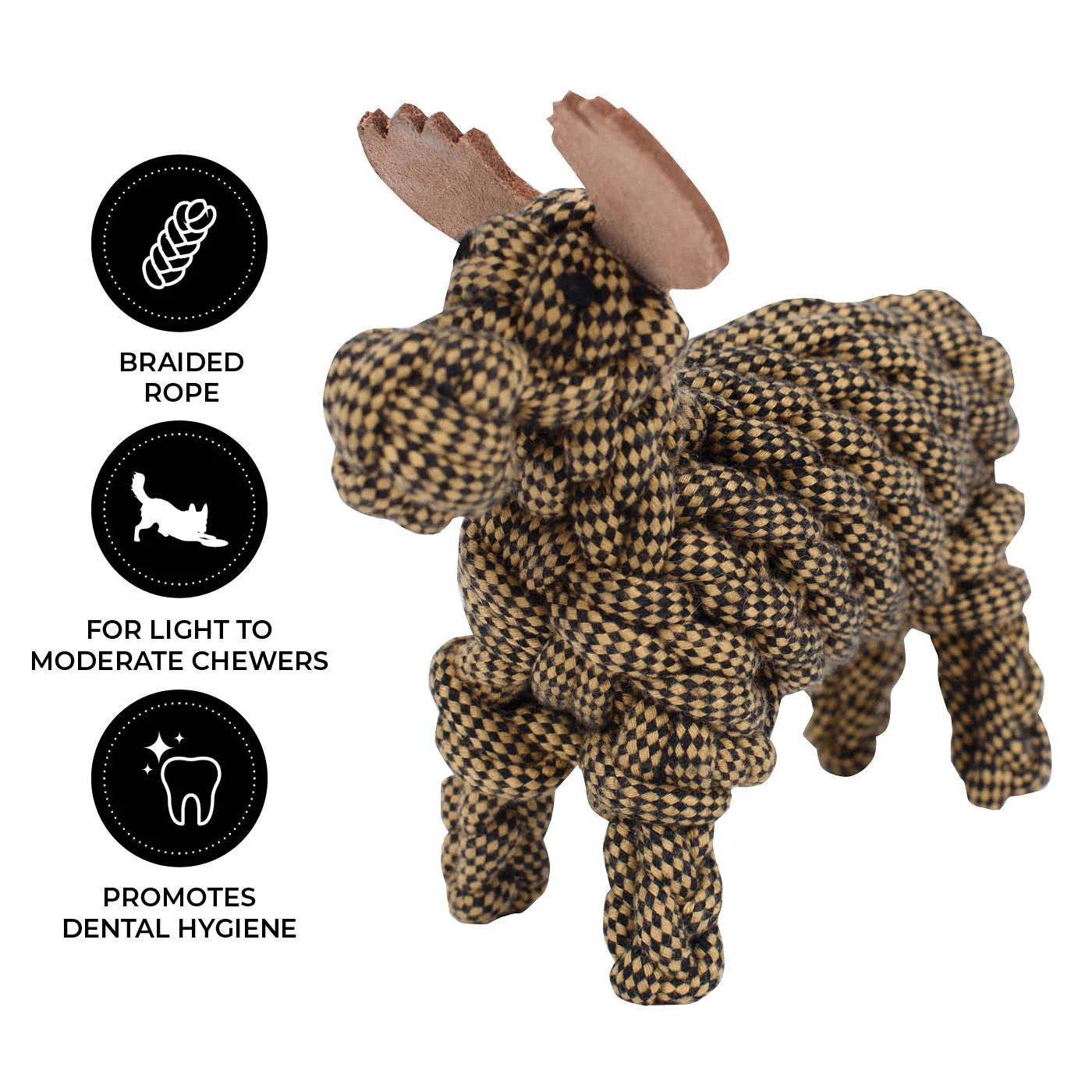 Shedrow K9 Moose Rope Dog Toy - Image 4