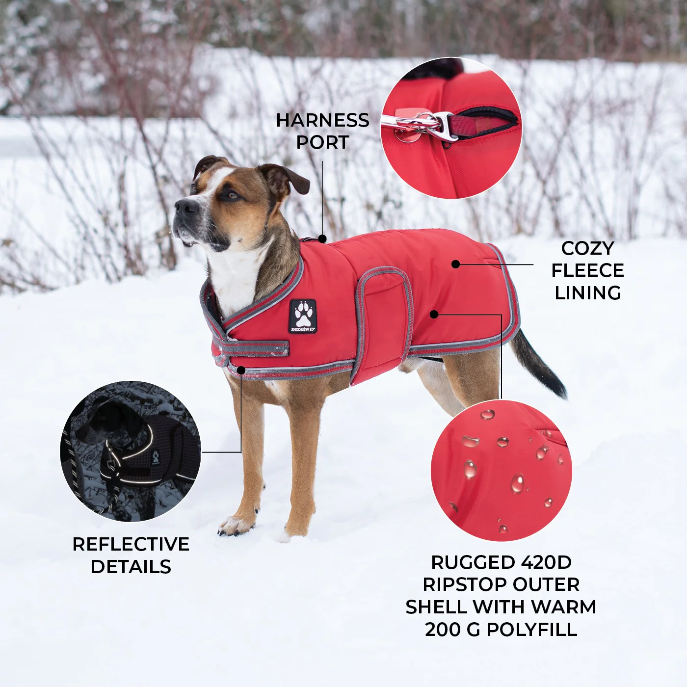 Shedrow K9 Vail Dog Coat - Image 16