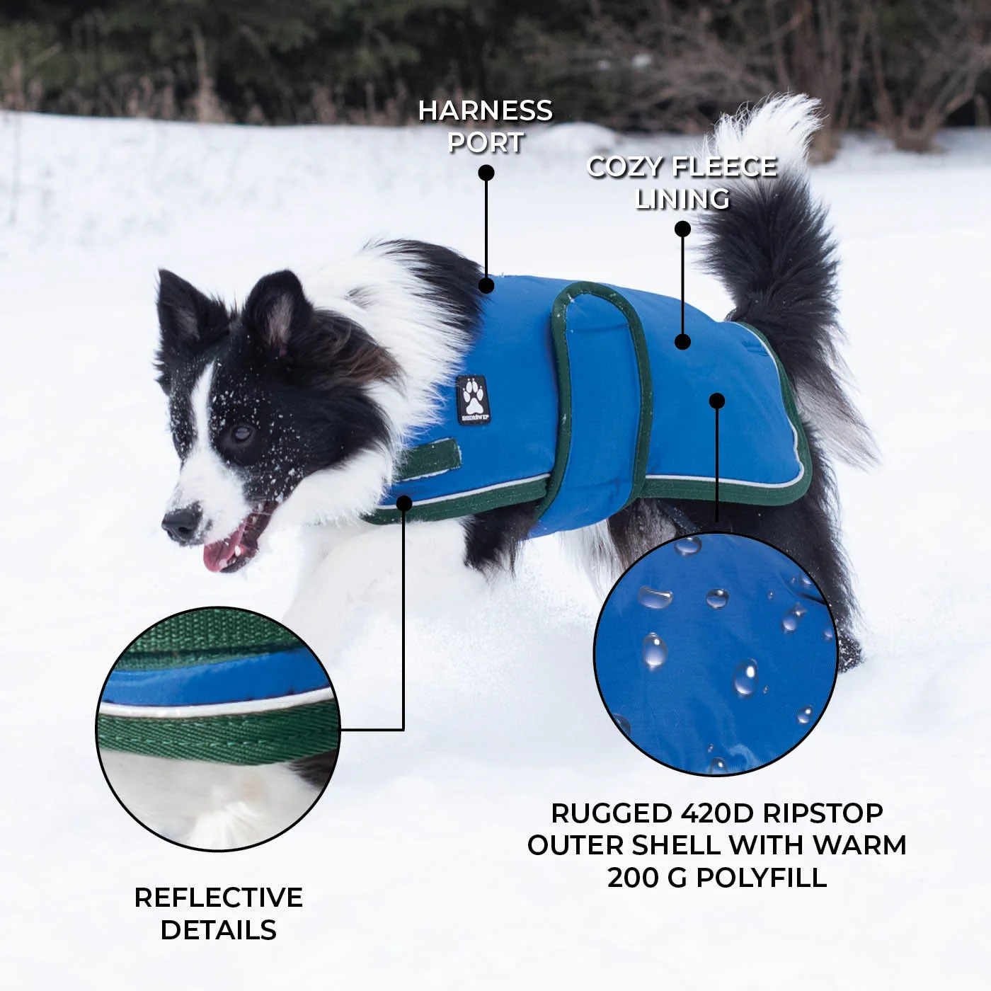 Shedrow K9 Vail Dog Coat - Image 4