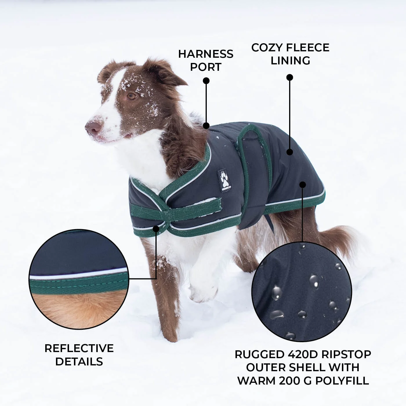 Shedrow K9 Vail Dog Coat - Image 22