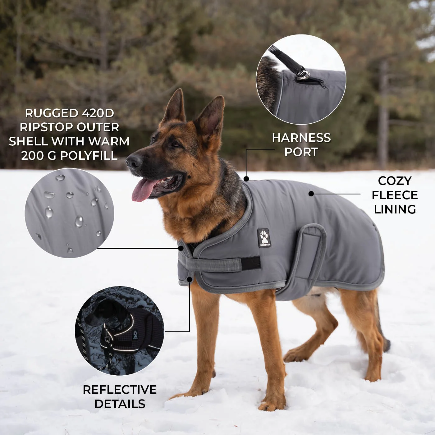 Shedrow K9 Vail Dog Coat - Image 28