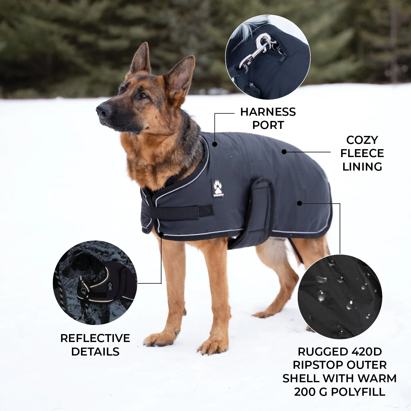 Shedrow K9 Vail Dog Coat - Image 33