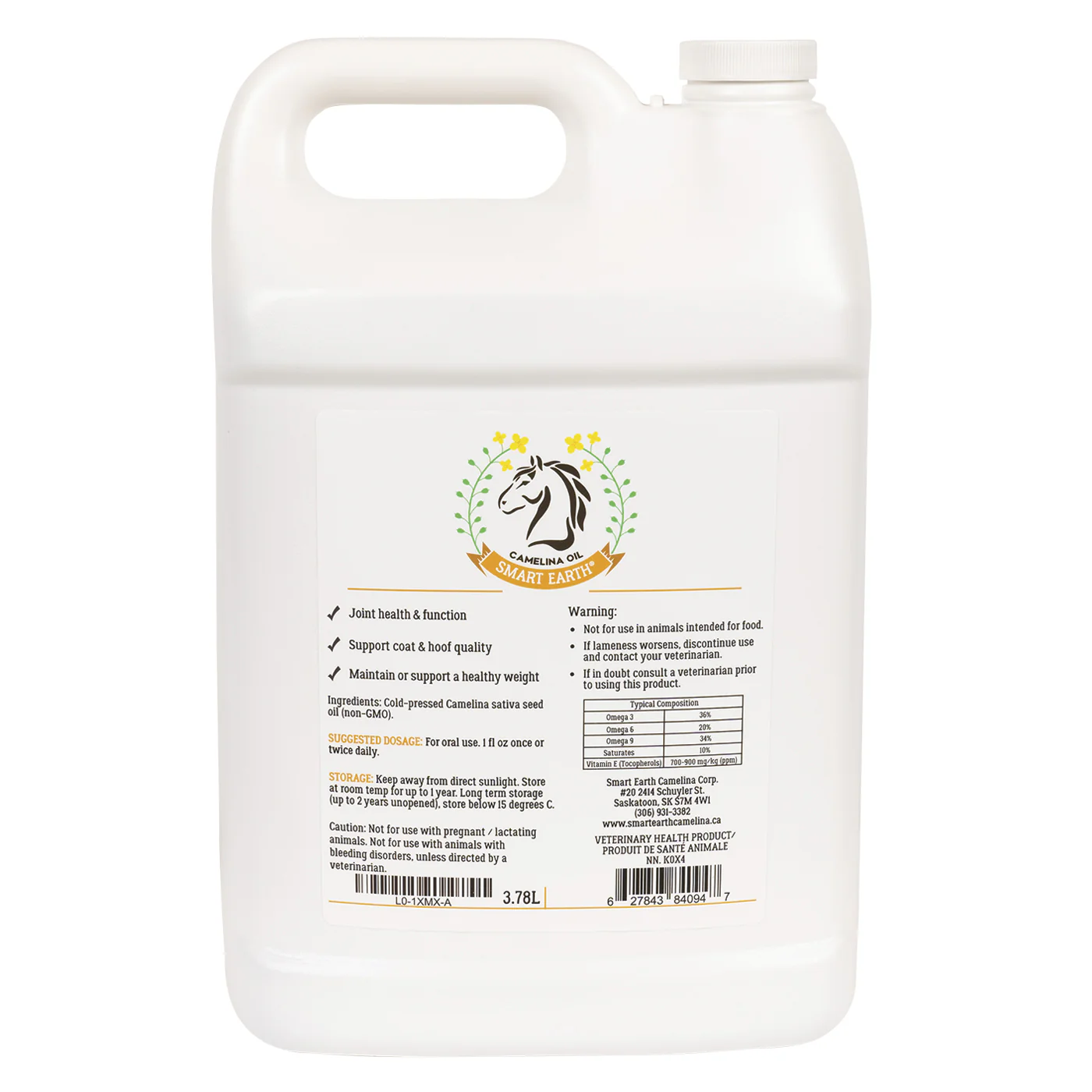 Smart Earth Camelina Oil 3.78 L - Image 2