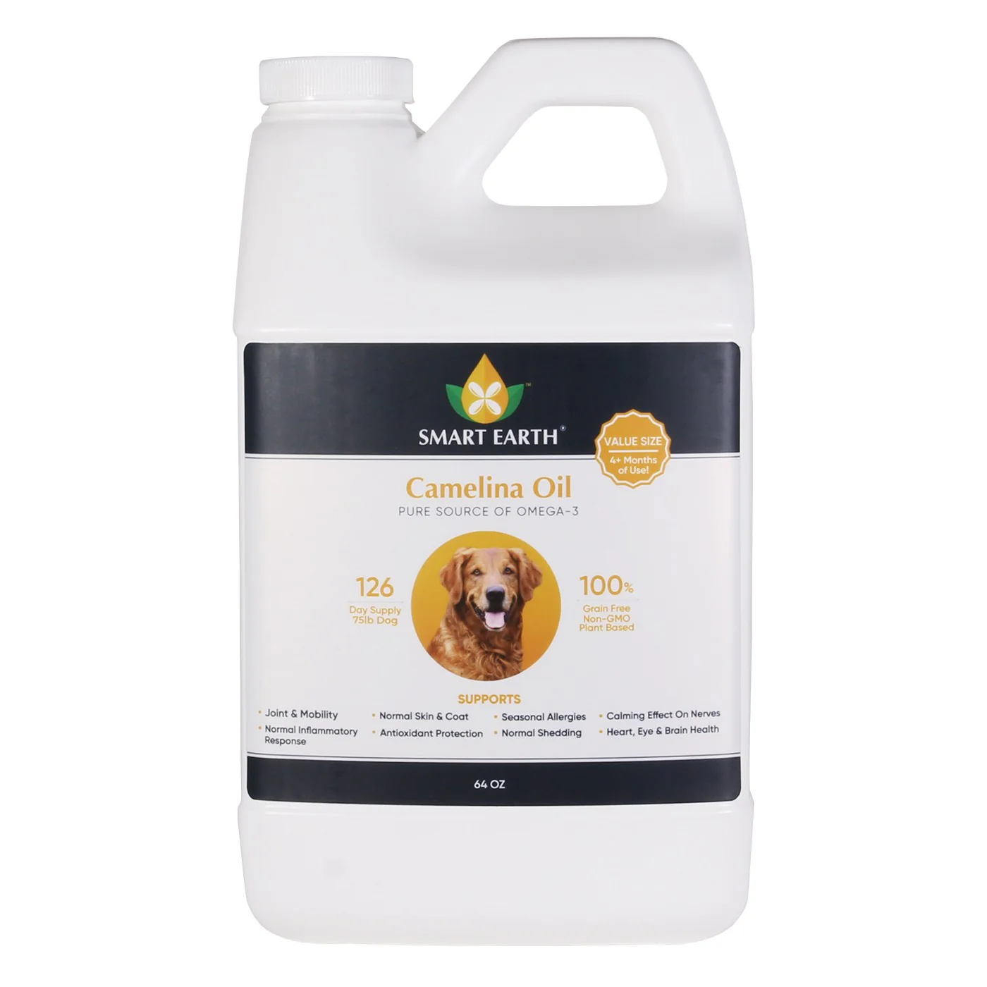 Smart Earth Camelina Oil Dog Supplement 1.9 L