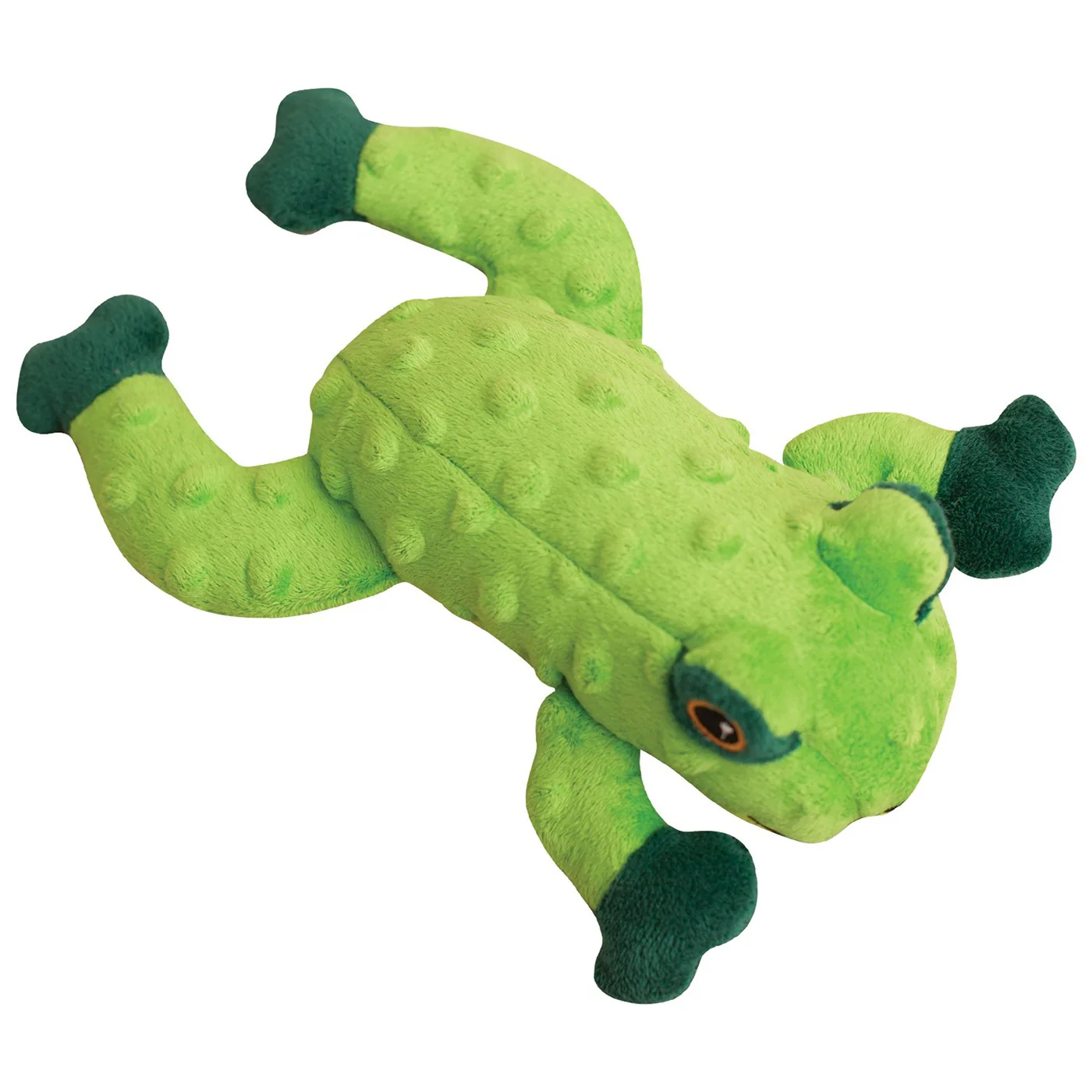 Snugarooz Lily The Frog Plush Dog Toy