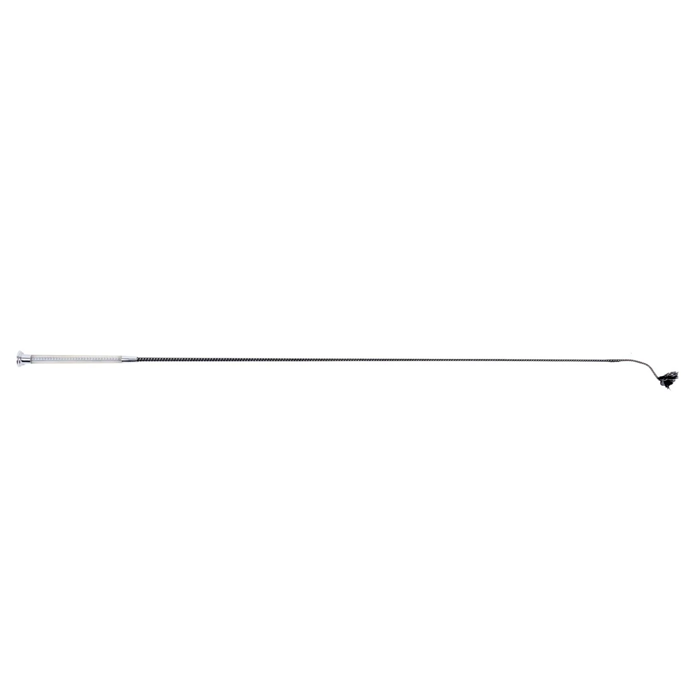 Supra Dressage Whip W/ Clear Rubber Handle 112 cm