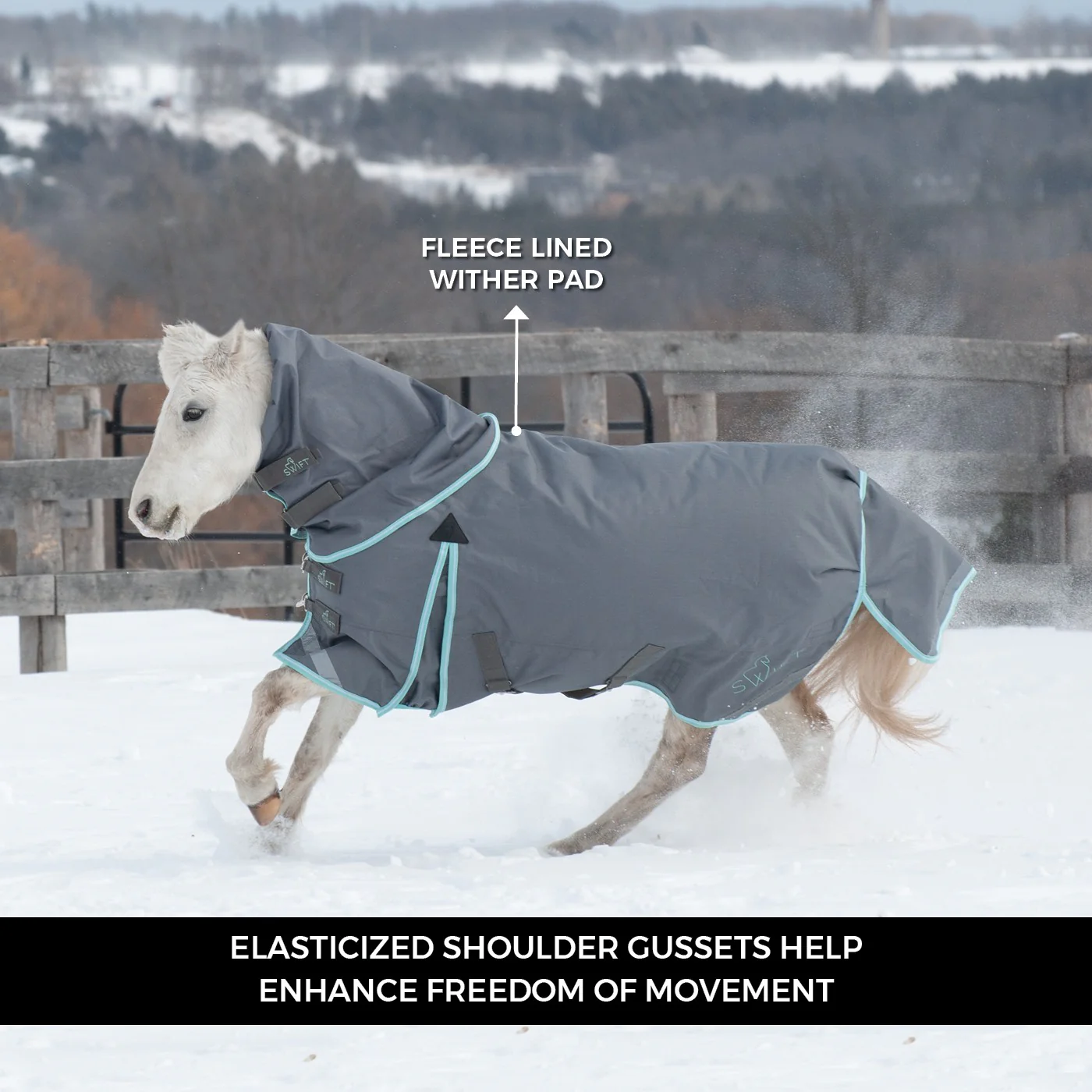Swift Pony Turnout Blanket 300 g - Image 5