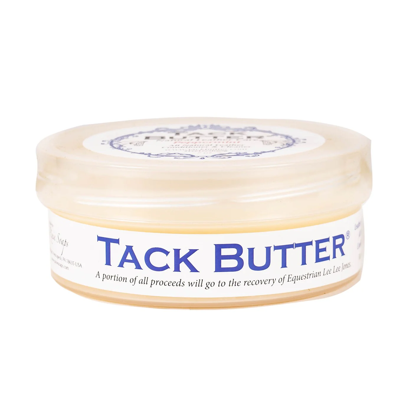Tack Butter Peppermint Natural Leather Conditioner & Cleaner 198 g - Image 2