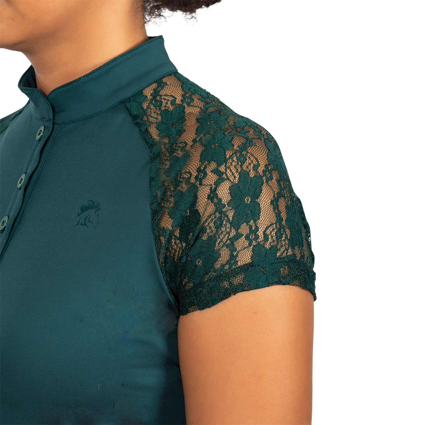 TemTeq Coco Functional Lace Trim Shirt - Image 5
