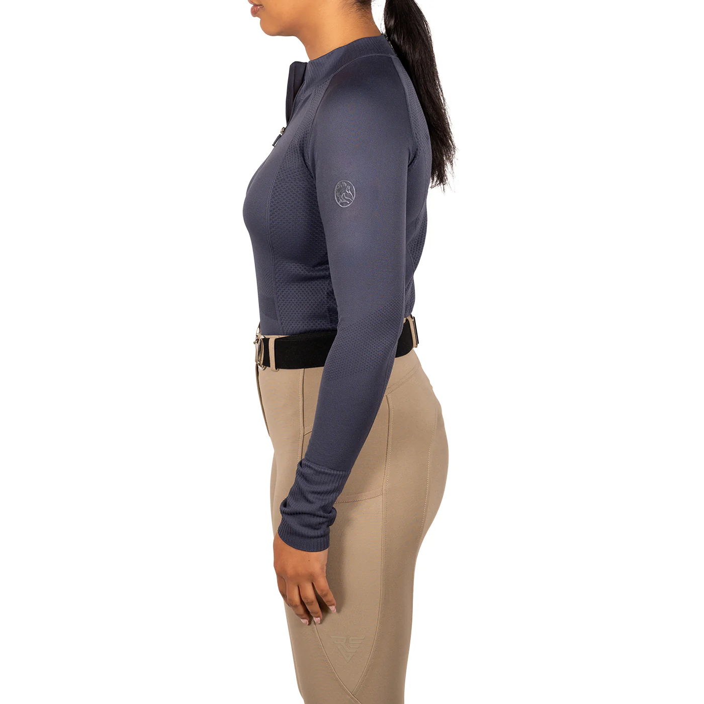 TemTeq Liso Seamless Quarter Zip Long Sleeve Top - Image 11