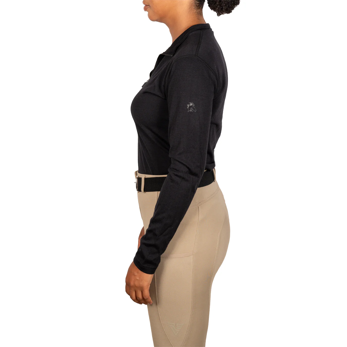 TemTeq Washable Wool Blend Quarter Zip Base Layer - Image 2