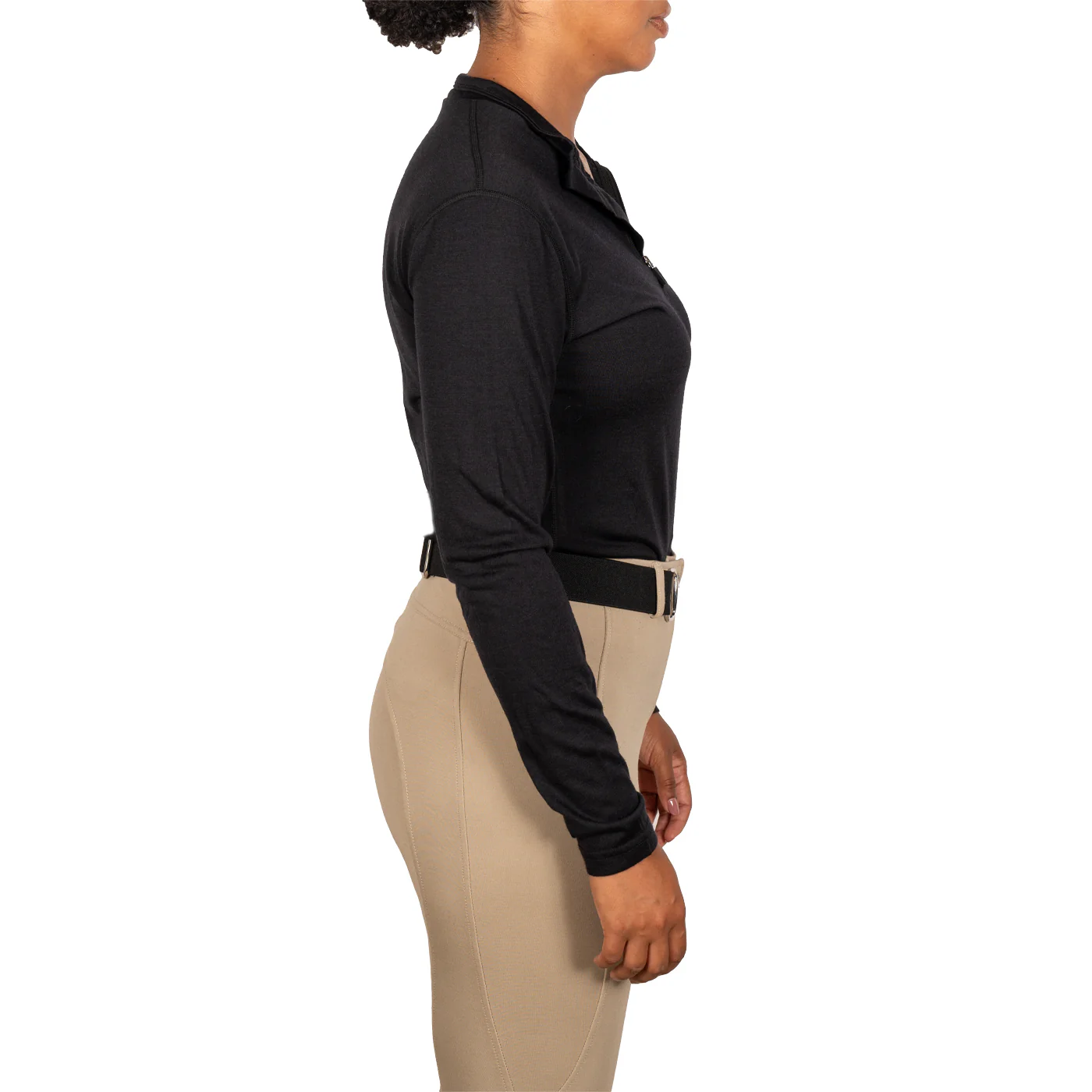 TemTeq Washable Wool Blend Quarter Zip Base Layer - Image 4