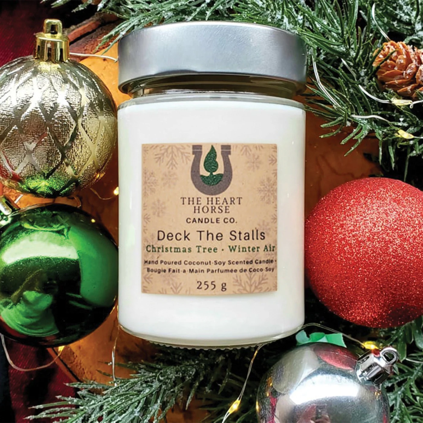The Heart Horse Candle Co. Deck The Stalls Candle - Image 2