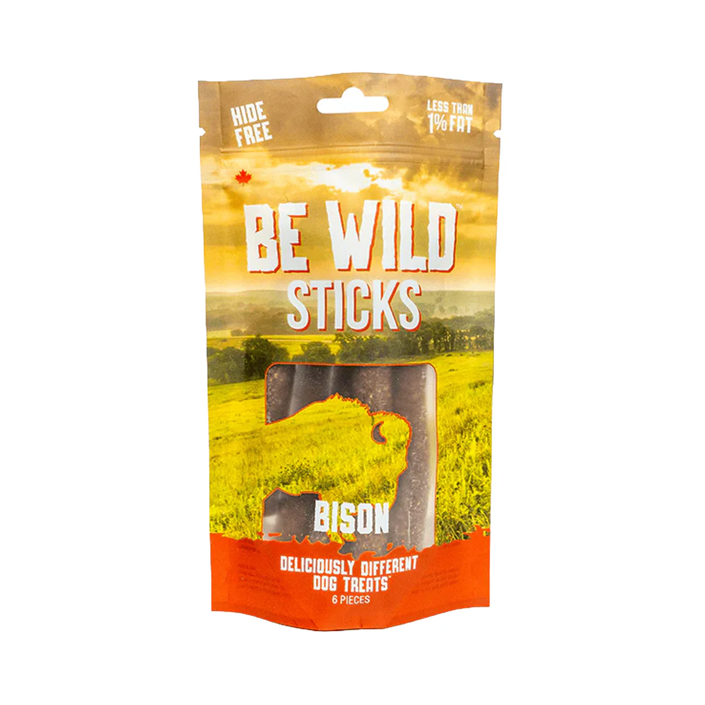 This & That Be Wild Sticks Bison Crunchy Dog Treats - Pack of 6