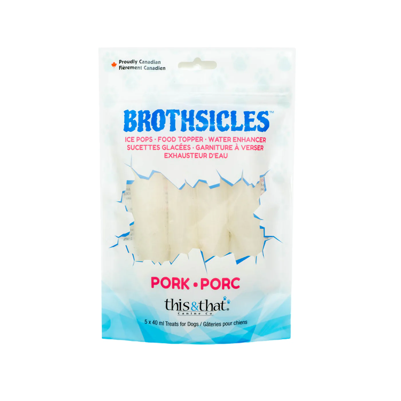 This & That Brothsicles Pork Dog Treats - Pack of 5