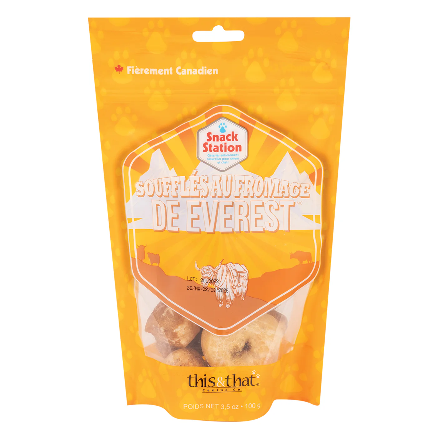 This & That Everest Cheese Puffs Dog Treats 100 g - Image 2