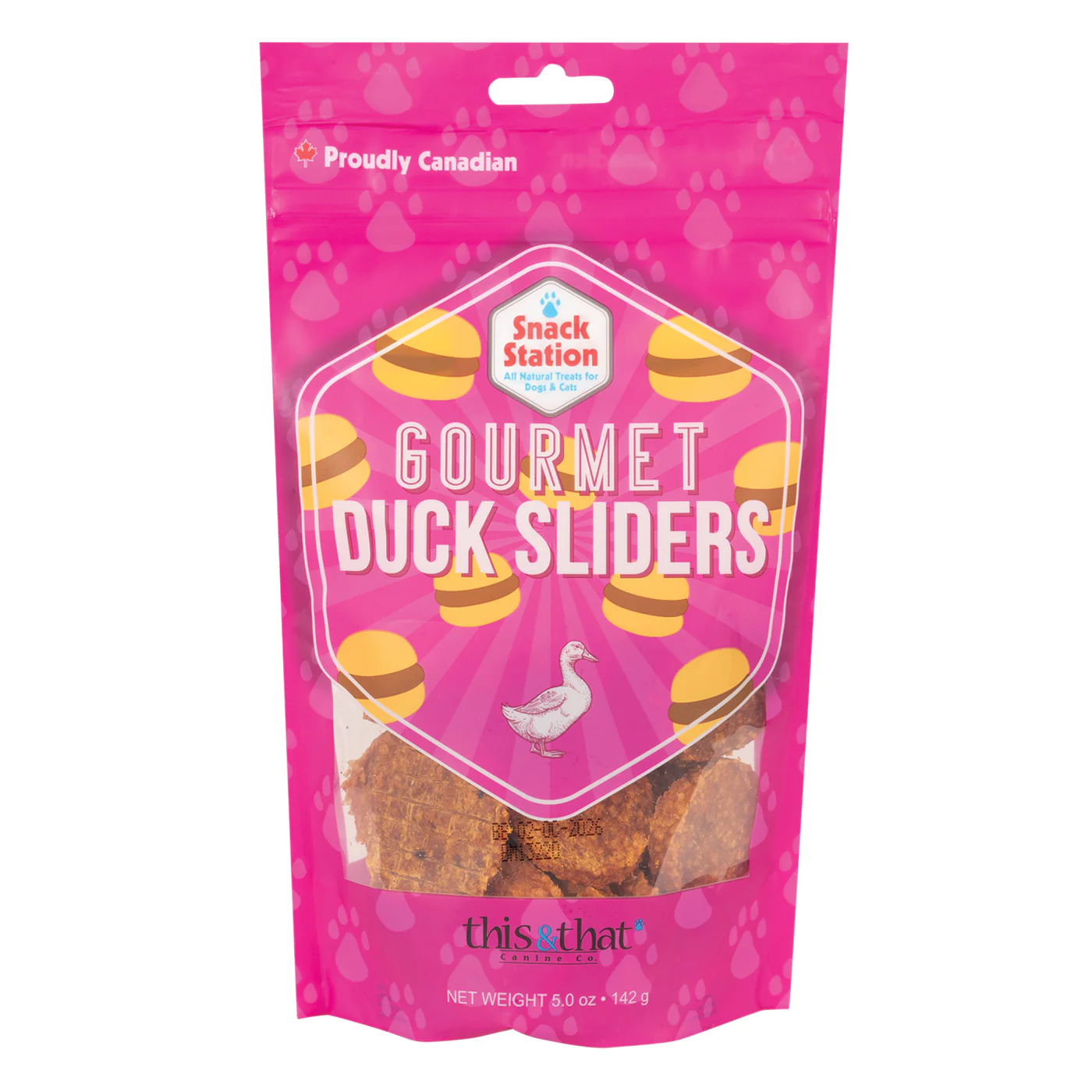 This & That Gourmet Duck Sliders Dog Treats 142 g