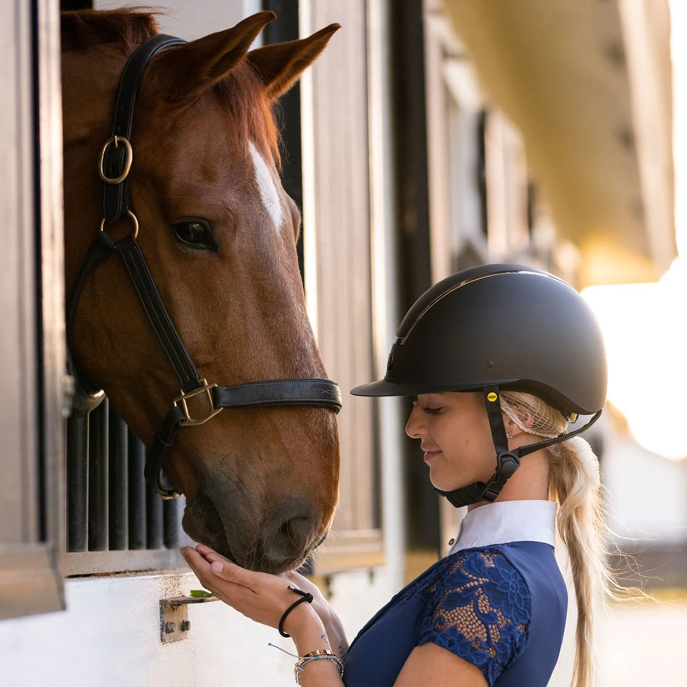 Tipperary Windsor Wide Brim MIPS Helmet - Black Chrome Trim - Image 13