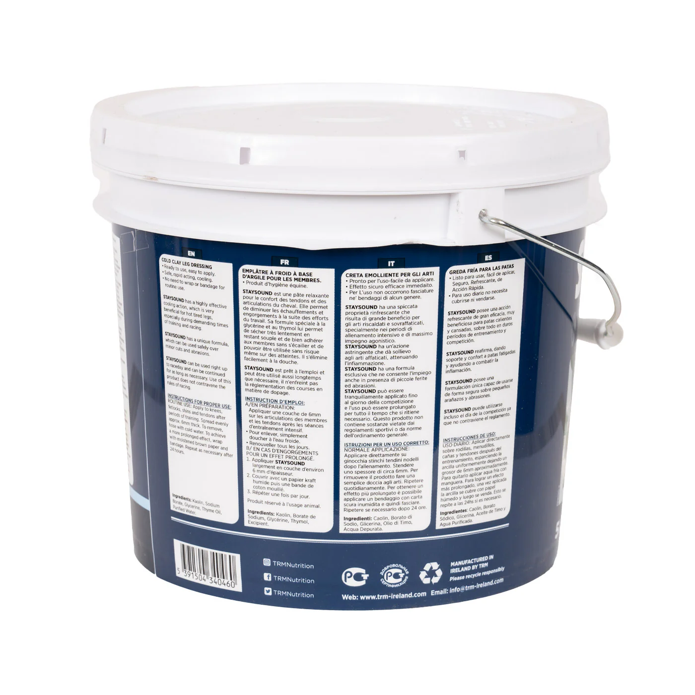 TRM Staysound Leg Clay 11.35 kg - Image 3
