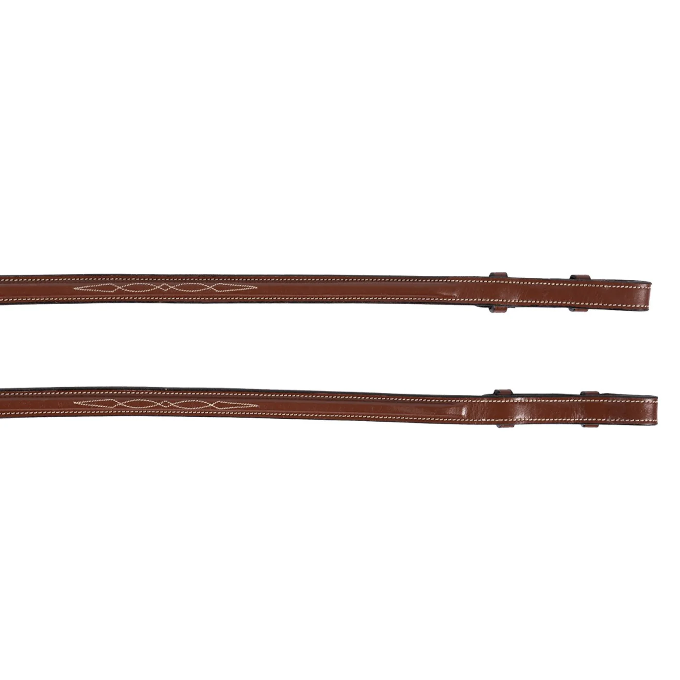 Val du Bois Fancy Stitched Raised Laced Reins - Image 2
