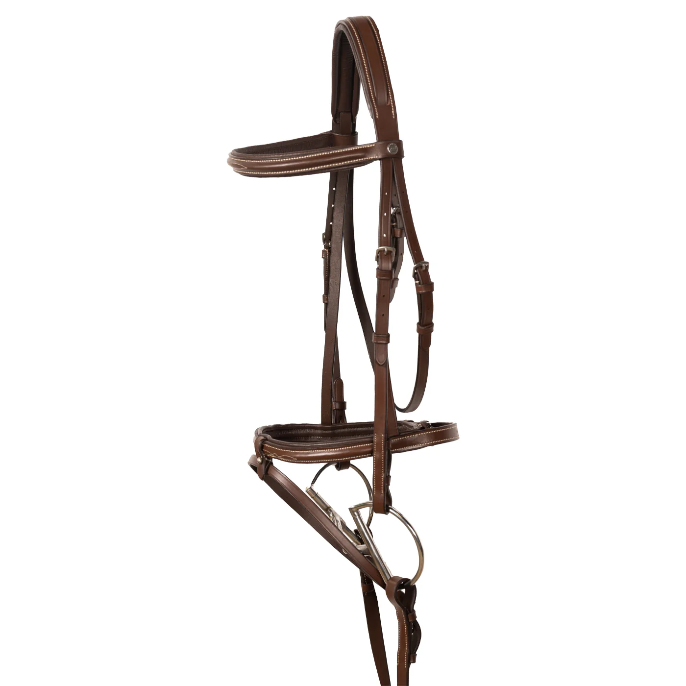 Val du Bois Padded Fancy Stitched Bridle W/ Removable Flash & Reins - Image 4