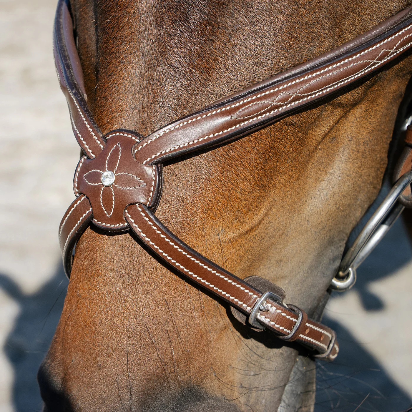 Val du Bois Padded Fancy Stitched Figure-8 Bridle - Image 14