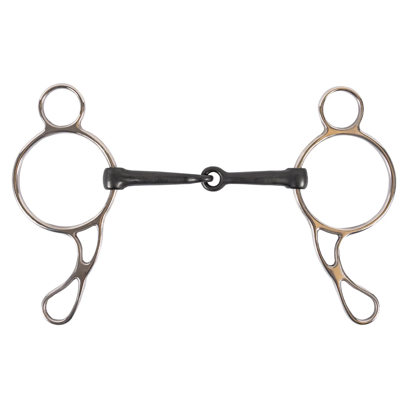 Weaver Sweet Iron Snaffle Mouth Gag Bit