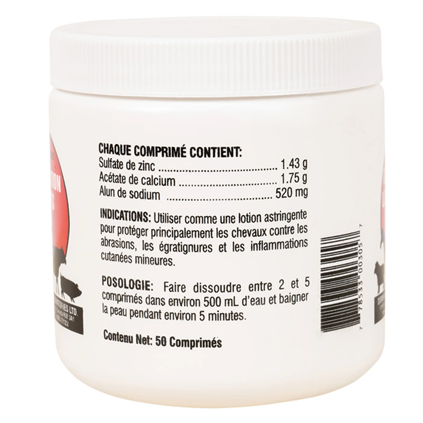 White Lotion Tablets - 50 Tablets - Image 2