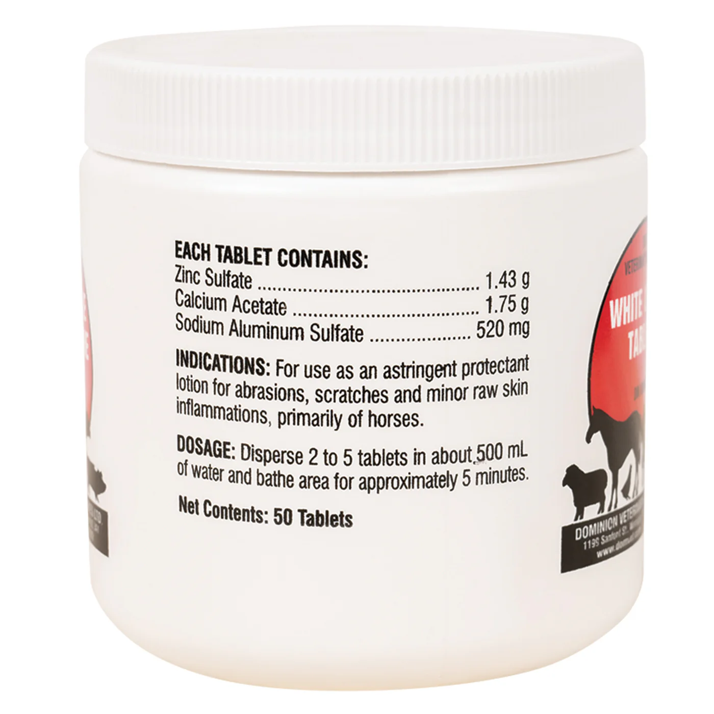 White Lotion Tablets - 50 Tablets - Image 3