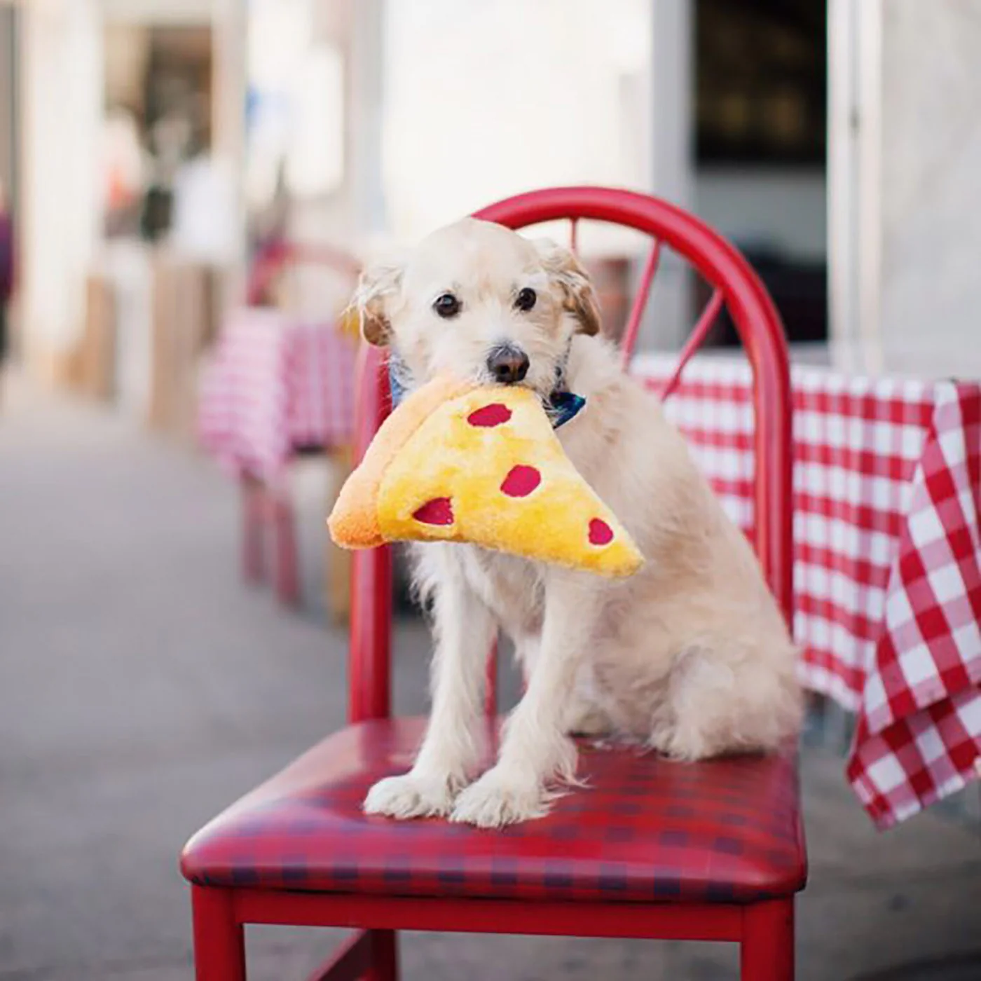 ZippyPaws Squeakie Emojiz Pizza - Image 2